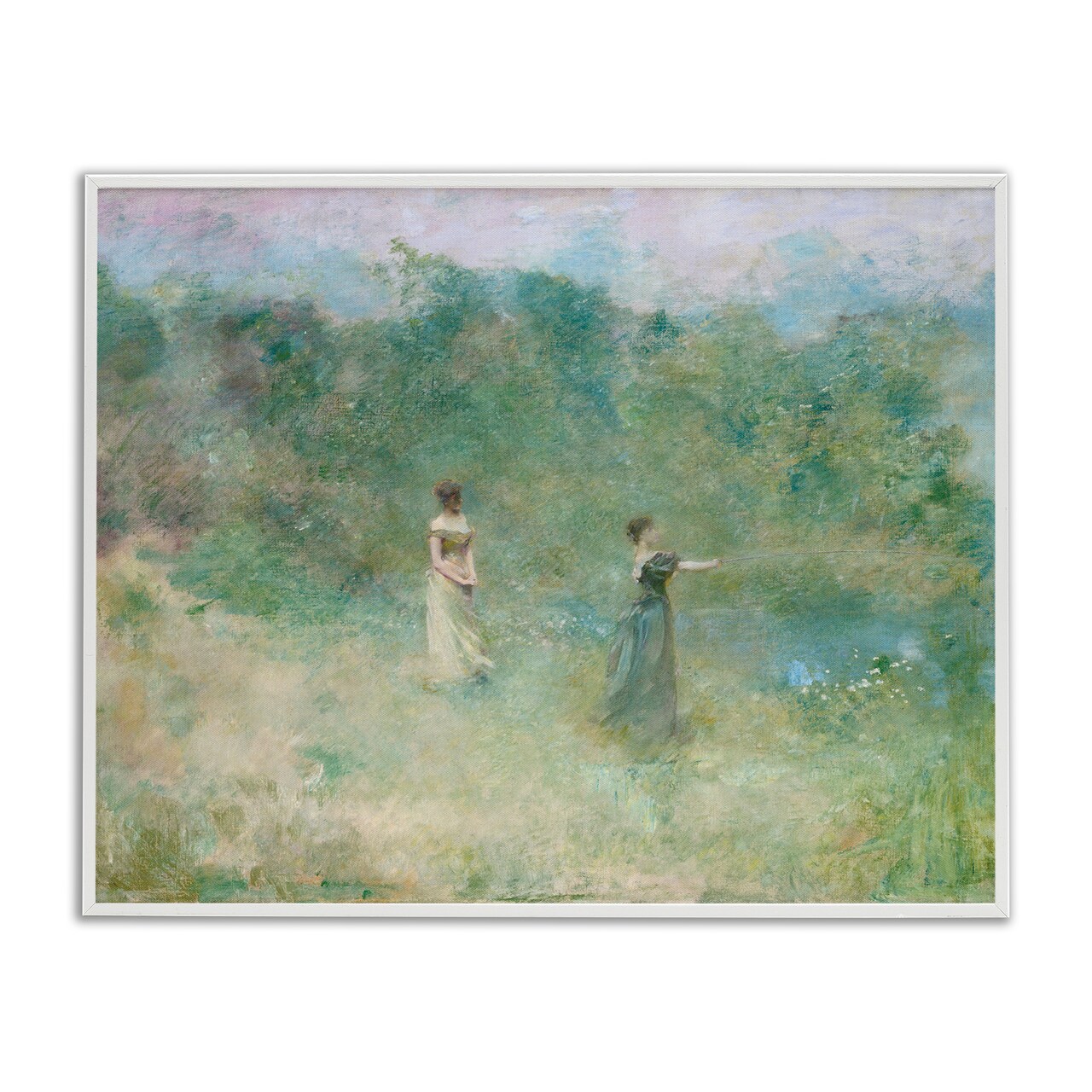 Stupell Industries Vintage Summer Fishing Ladies Framed Giclee, design by Wild Apple Portfolio